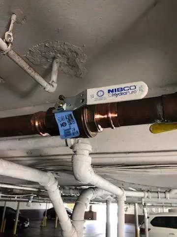 Copper pipe repair and valve work for Backflow Testing in Gray